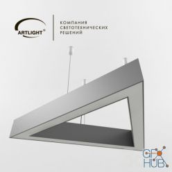 3D model ARTLIGHT_ART-PROF_LED_triangle