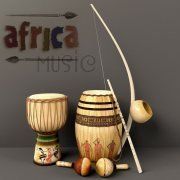 3D model Musical instruments for capoeira