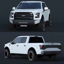 3D model Ford F150 Raptor with tuning from ARE
