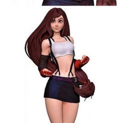 3D model Tifa lockhart statue – 3D Print