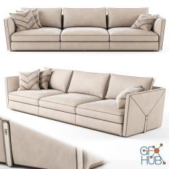 3D model Visionnaire Bastian 3 seater sofa_02 (Vray)