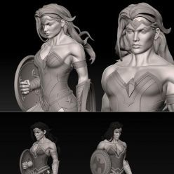 3D model Wonder Woman statue – 3D Print