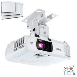 3D model Full HD 1080p projector Epson EH-TW650