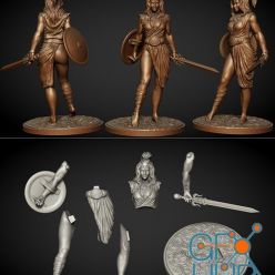 3D model Kyrene - warrior – 3D Print