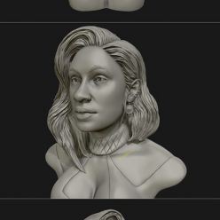 3D model Cardi B Bust – 3D Print