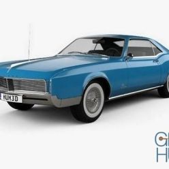 3D model Buick Riviera 1966 car
