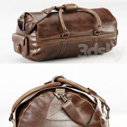 3D model Roosevelt Buffalo Leather Travel Duffle Bag