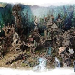 3D model Tree Village Kickstarter – 3D Print