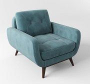3D model Modern armchair by Pralin