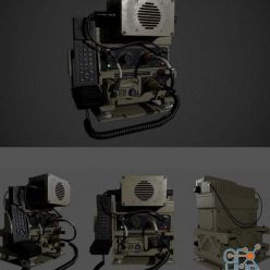 3D model Barret Military Radio