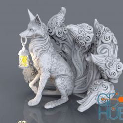 3D model Kitsune