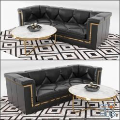 3D model GATSBY SOFA by Timothy Oulton