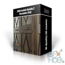 3D model 3DDD models – Bundle 2 December 2016