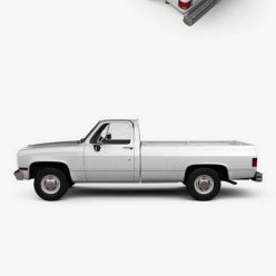 3D model GMC Sierra 1985 Hum 3D car