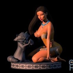 3D model Pocahontas – 3D Print