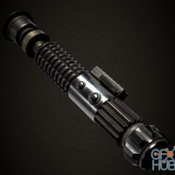 3D model Obi Wan Kenobi lightsaber