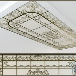 3D model Ceiling stained glass (max 2011, fbx)