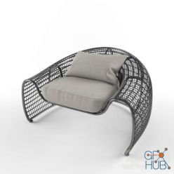 3D model Croissant chair by Keneth Cobonpue