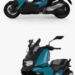 3D model BMW C 400 X 2018