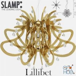 3D model Slamp LILLIBET chandelier (Cooper, Gold, Silver)