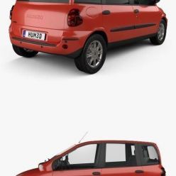 3D model Fiat Multipla 1998