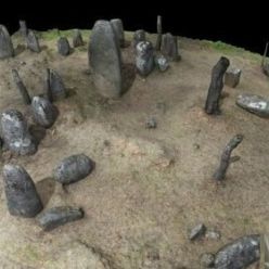 3D model Stones on the Ground Scanned (obj)