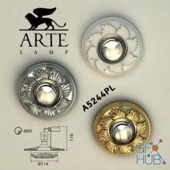 3D model Classic spot Arte lamp A5244PL-1WH