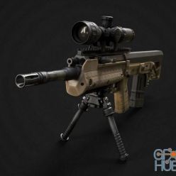 3D model KelTec RFB Rifle (PBR)