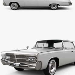 3D model Chrysler Imperial Crown 1965