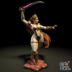 3D model Sword Dancer  – 3D Print