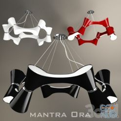 3D model Mantra Ora Pendant 12 lights