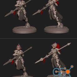 3D model Space Elf Figurine July 2021 – 3D Print