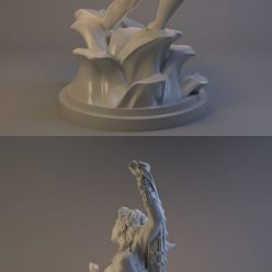 3D model Ran Norse Goddess