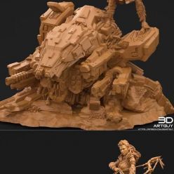 3D model Tribal Warrior – 3D Print