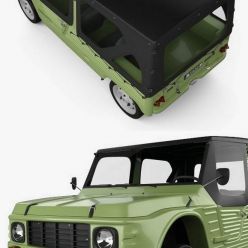 3D model Citroen Mehari 1968 Hum 3D