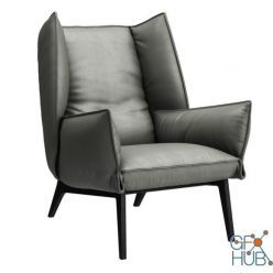 3D model Toa Armchair by Ligne Roset