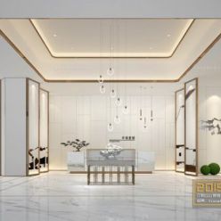 3D model Sales Office Interior 026