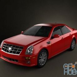 3D model Cadillac STS 2010