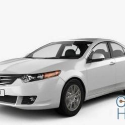 3D model Honda Accord sedan 2009