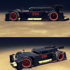 3D model Unibloc Rat Racer Concept Vehicle