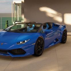 3D model Lamborghin Huracan Spyder 2017 for Lumion