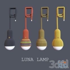 3D model Knitted lamp LunaLamp