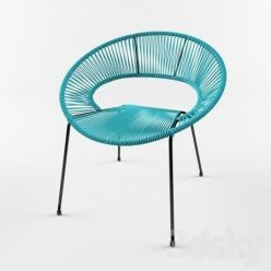 3D model Dining chair Acapulco