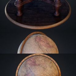 3D model Antique Globe PBR