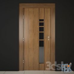 3D model Modern Wooden Door