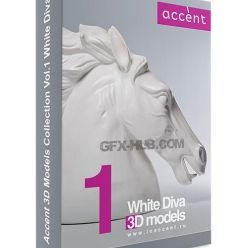 3D model Accent 3D Models Collection Vol.1 White Diva