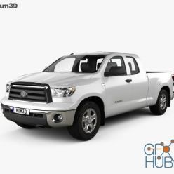 3D model Toyota Tundra Double Cab 2011