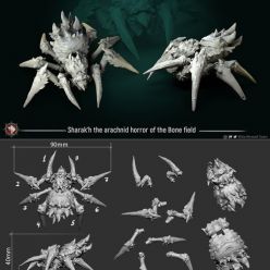 3D model Great Grimoire White Werewolf Tavern Crosspromo Sharakh – 3D Print
