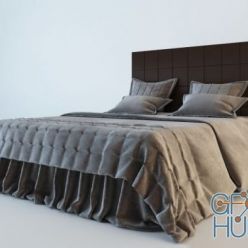 3D model Chocolate bedset