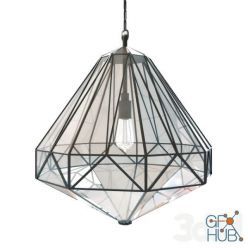 3D model FACETED INDOOR OUTDOOR PENDANT